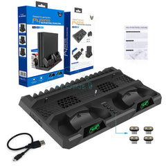 Console Cooling Fan Stand Controller Charger